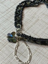 Load image into Gallery viewer, Beautiful Swarovski smoky dark beaded bracelet
