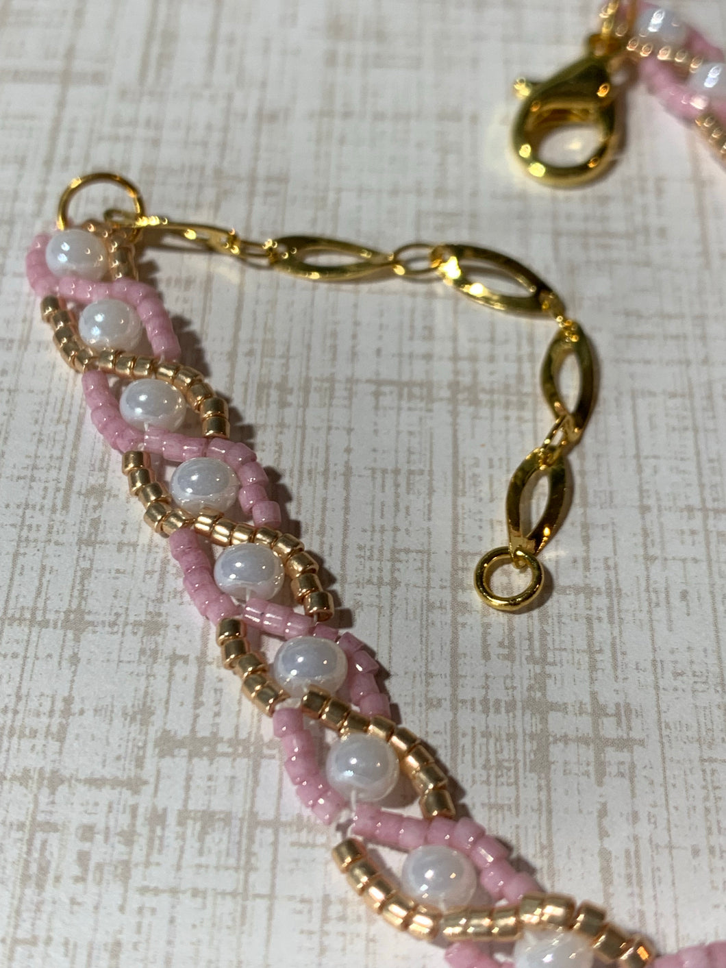 Pretty in pink bracelet